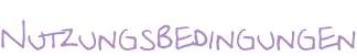 Nutzungsbedingungen
